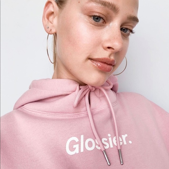 NWT Glossier Pink Hoodie - Picture 3 of 4